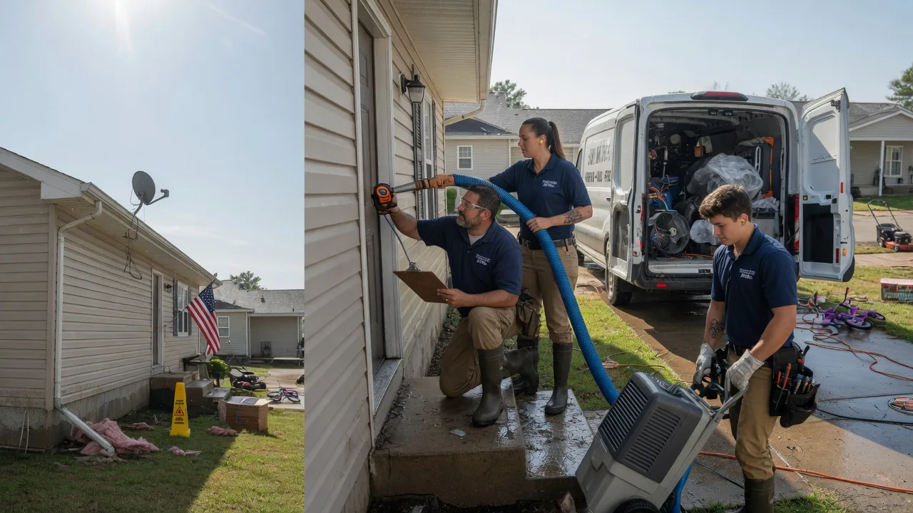 Ceiling Water Damage Restoration in Robbins, IL near me